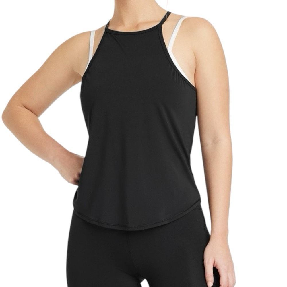 NEW‎ All in Motion Women's Run Tank Top in Black XLarge